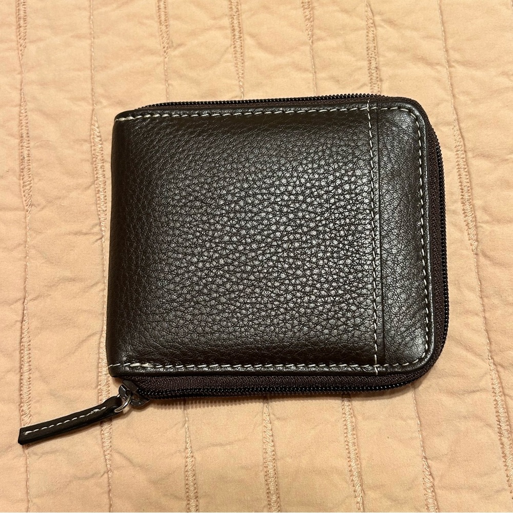 Duluth Dark Brown Leather Wallet